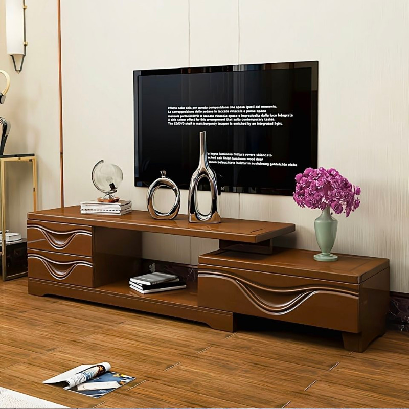 实木电视柜全茶几组合现代简约电视机柜中式小户型客厅2021年新款