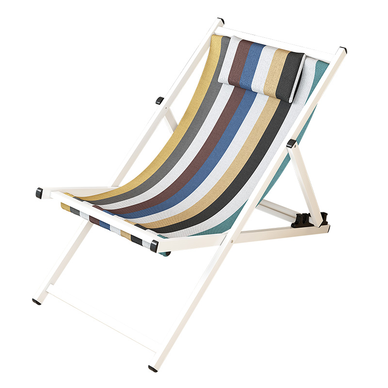 户外折叠椅可调成人午休躺椅阳台休闲靠背沙滩椅便携夏季孕妇凉椅