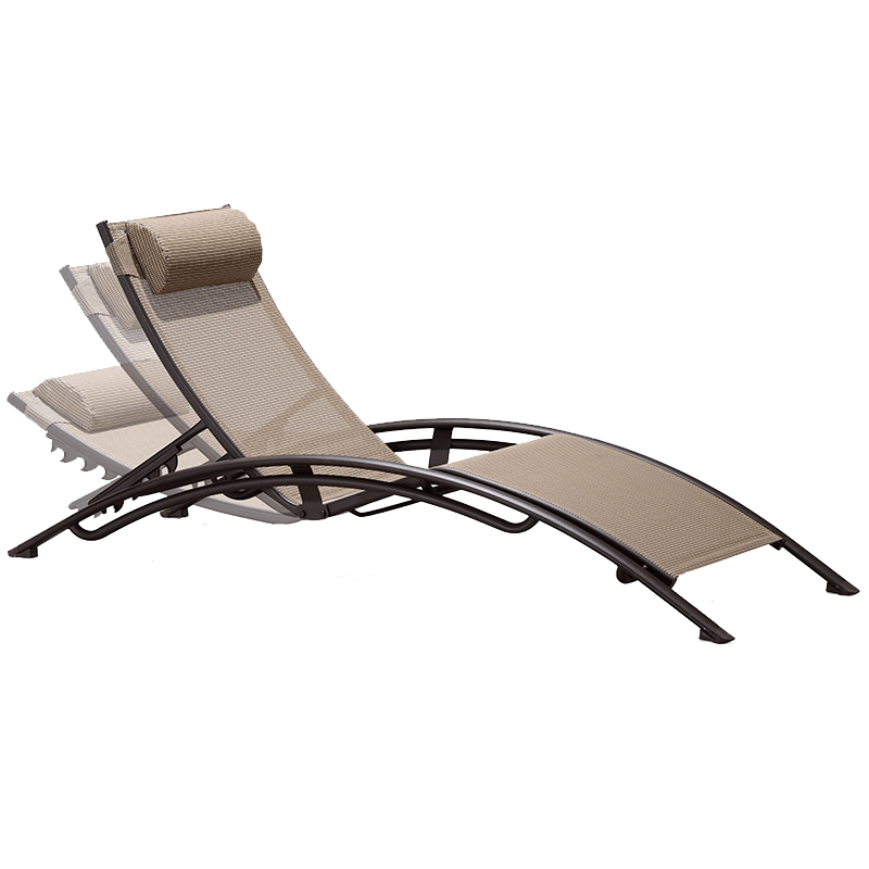 躺椅户外防水防晒阳台家用休闲太阳椅椅子室外庭院折叠躺床沙滩椅